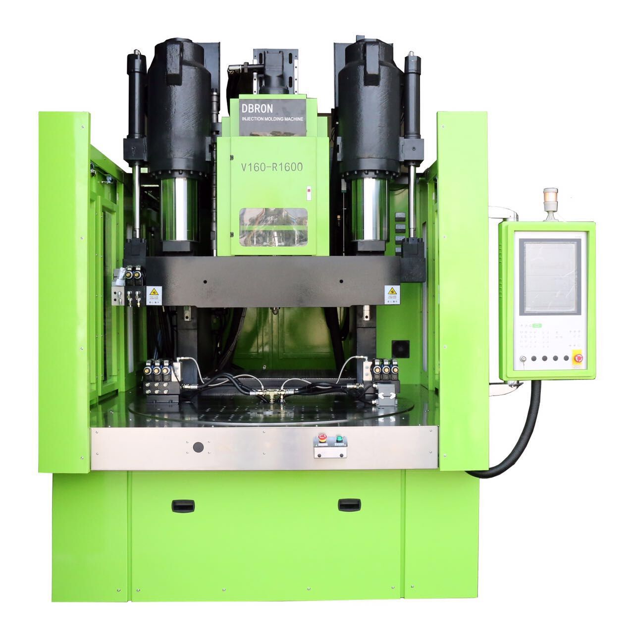 WL-A08004-A04PDU組件 產(chǎn)品厚度1-3mm，一體注塑成型轉(zhuǎn)盤(pán)注塑機(jī)展示160T